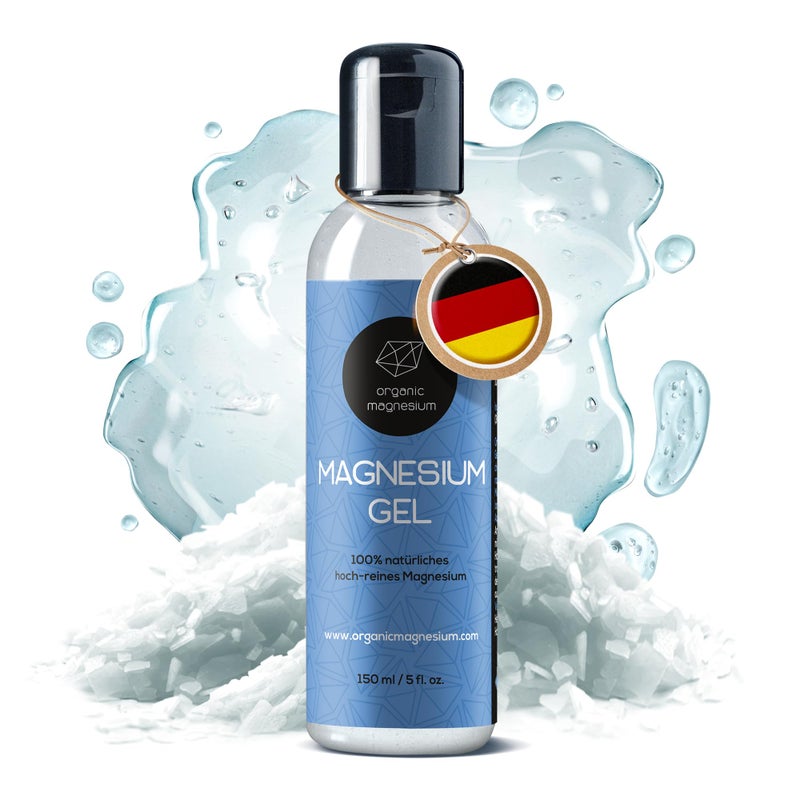 Organic Magnesium Gel - 150ml | 100% Natural & Pure Zechstein Magnesium Chloride | Perfect for Sports & Muscle Relaxation | Liquid Mg Gel - Image 1